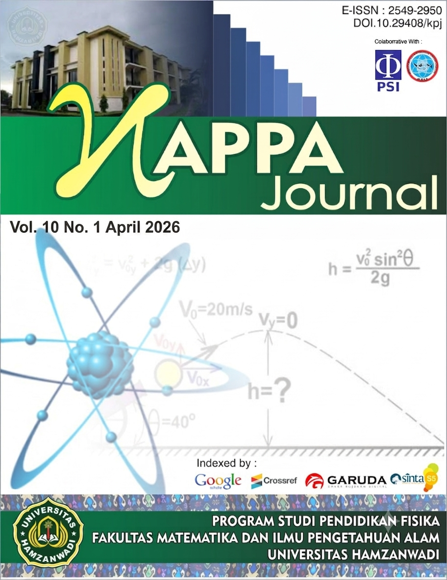 					View Vol. 10 No. 1 (2026): Kappa Journal
				